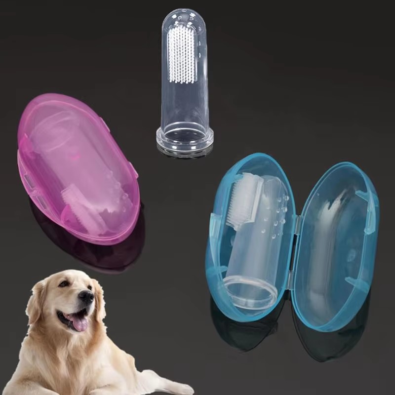 Teeth Whitening Brush - Zachte siliconen vingertandenborstel voor huisdieren voor