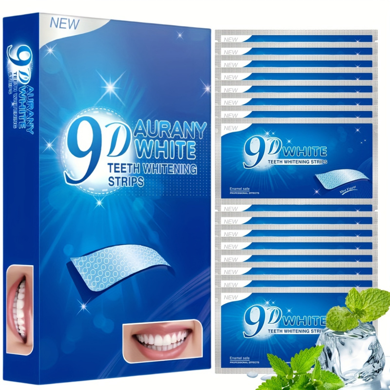 Teeth Whitening Results - 21 paar 9D Aurany witte tandenbleekstrips
