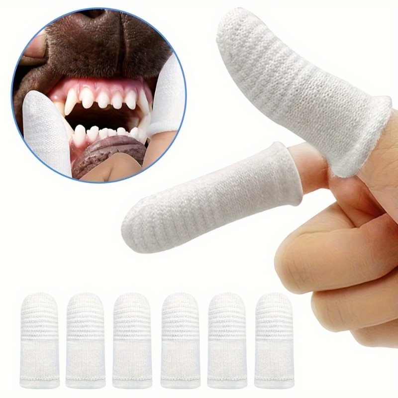 Teeth Whitening Brush - 2 Stuks Tandenpoetsen Voor Huisdieren, Vingerset