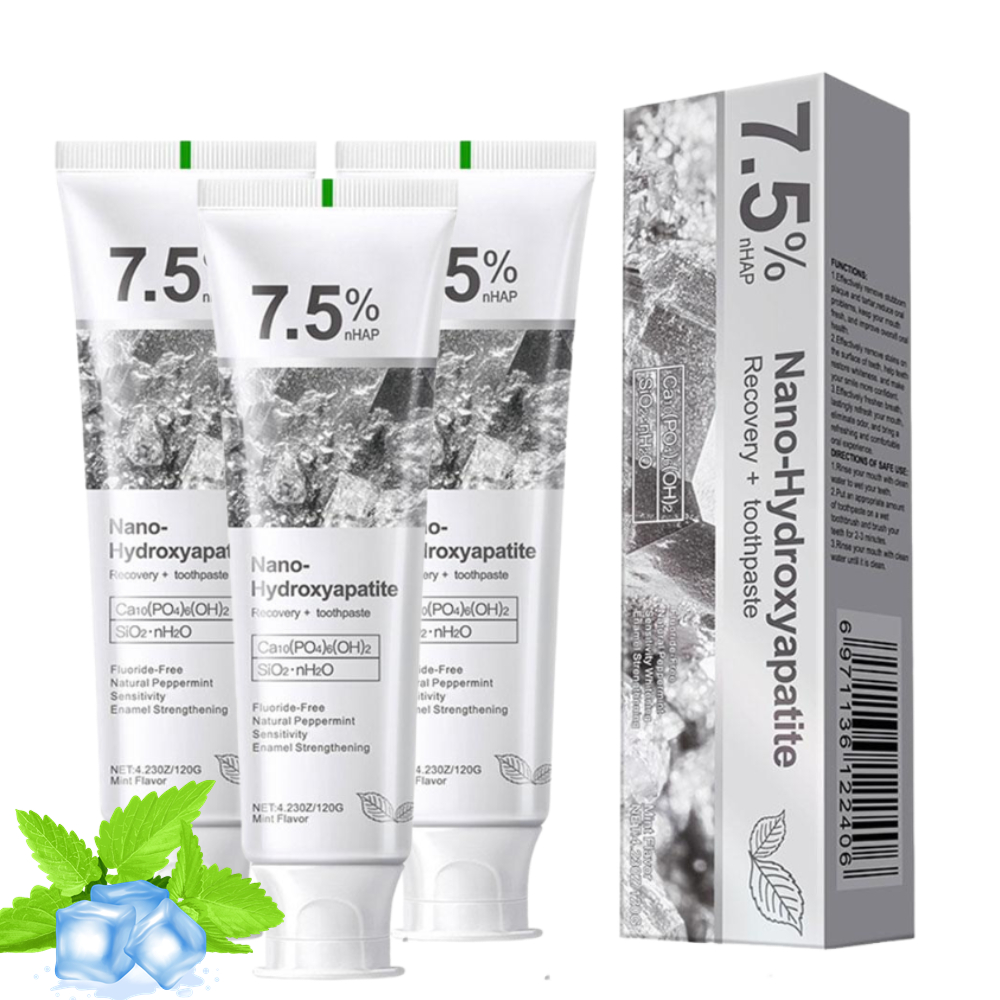 Teeth Whitening Treatment - 7,5% Nano Hydroxyapatiet Tandpasta Witmakend Zachte