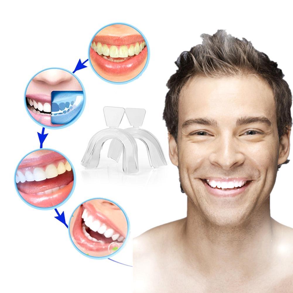 Teeth Whitening With Trays - Siliconen mondbeschermer orthodontische beugel tandenretainer anti-snurk
