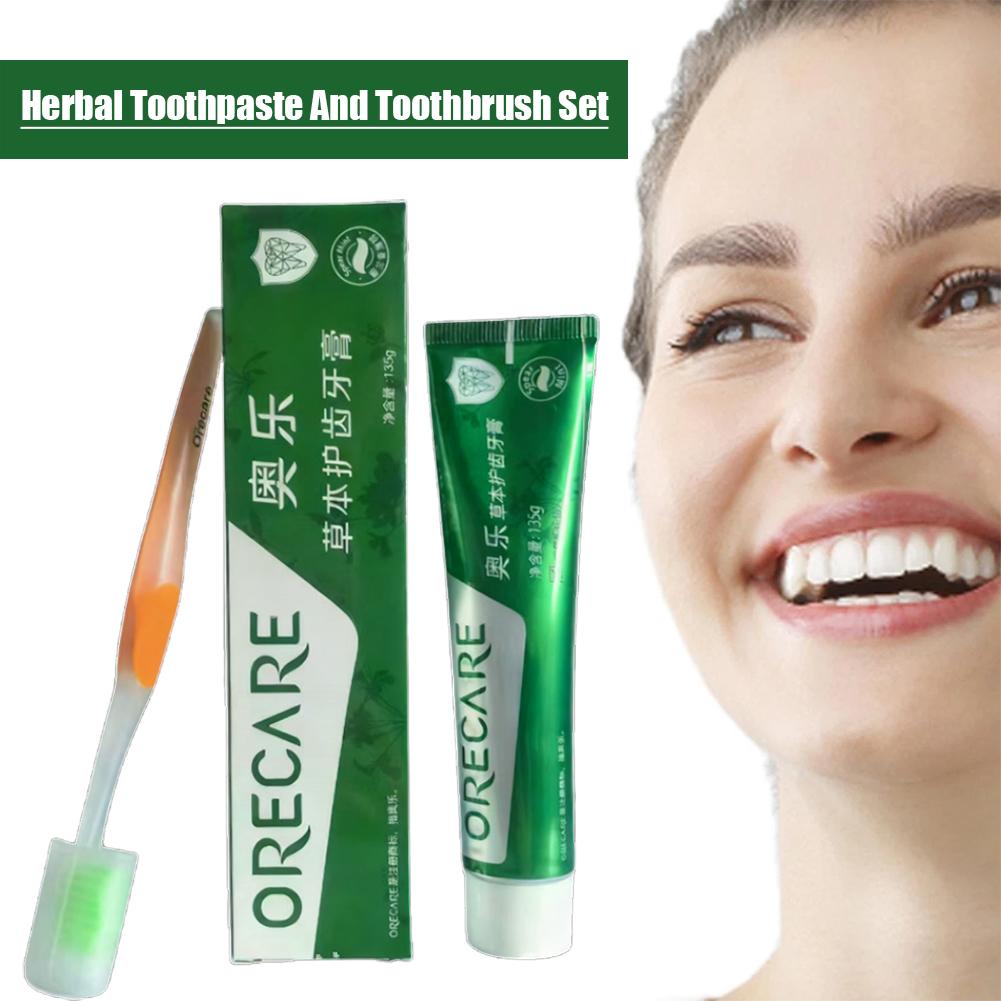 Teeth Whitening Treatment - Kruiden Tandpasta Rooibos Munt Smaak Tandpasta