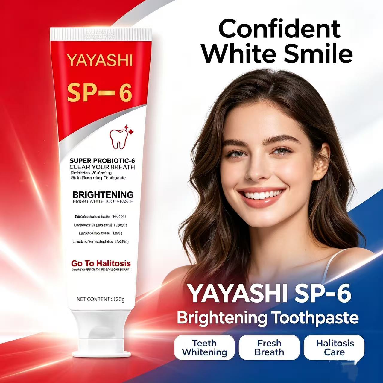 Sp-6 Probiotische Tandpasta Ve - Teeth Whitening Treatment recensie en prijs