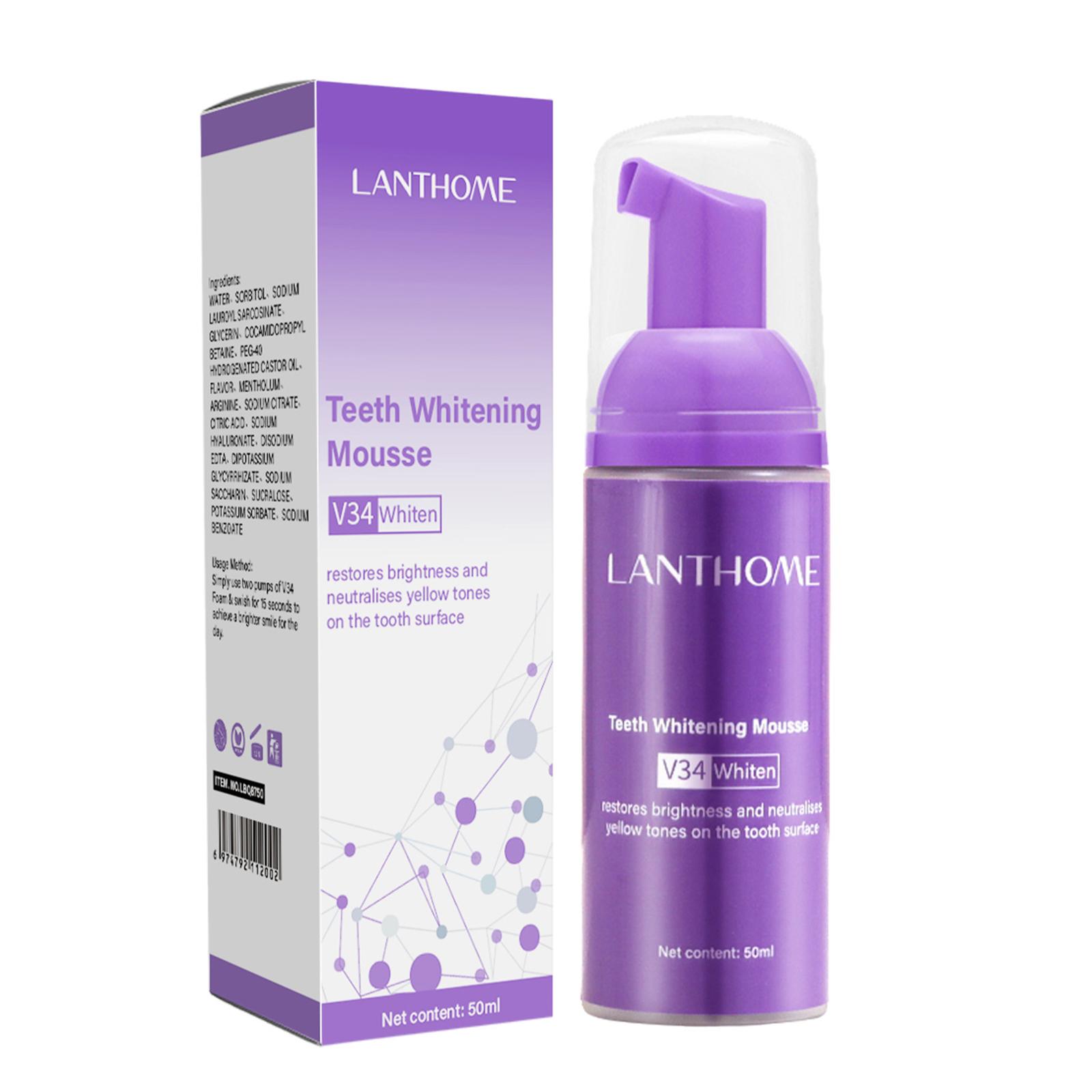 V34 Mousse Tanden Reinigen Tan - Teeth Whitening At Home recensie en prijs