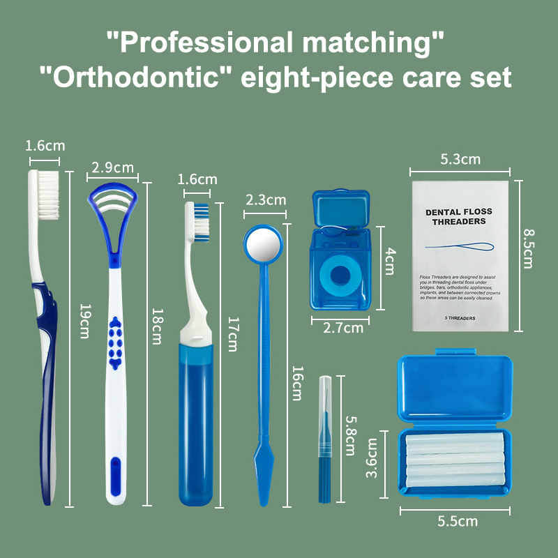 8 stks/set Tandheelkundige Ver - Teeth Whitening Brush recensie en prijs
