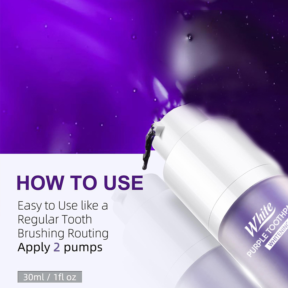 Paarse Whitening Tandpasta 30m - Teeth Whitening Treatment recensie en prijs