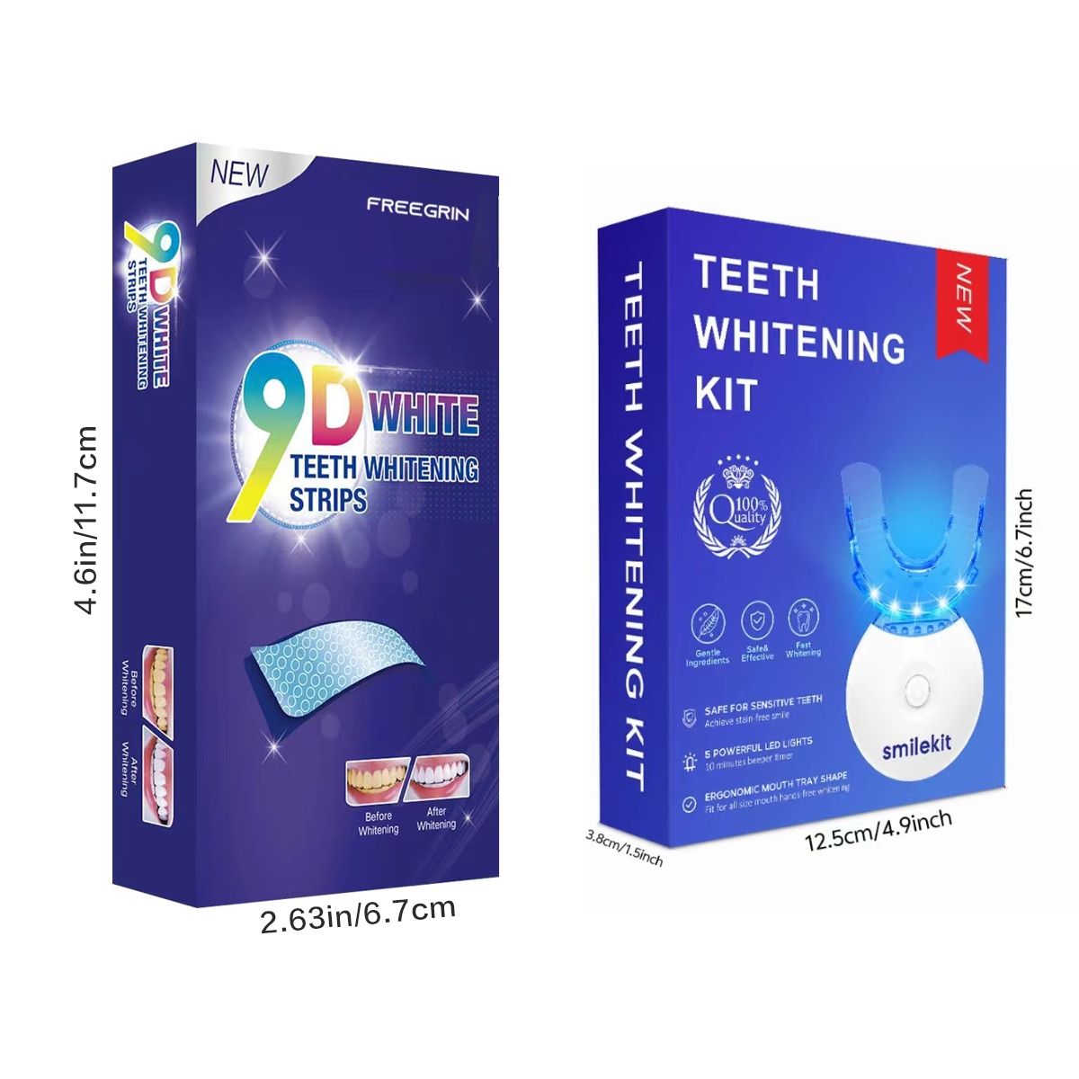 Tandenbleekset - 5X LED-licht  - Teeth Whitening With Trays recensie en prijs