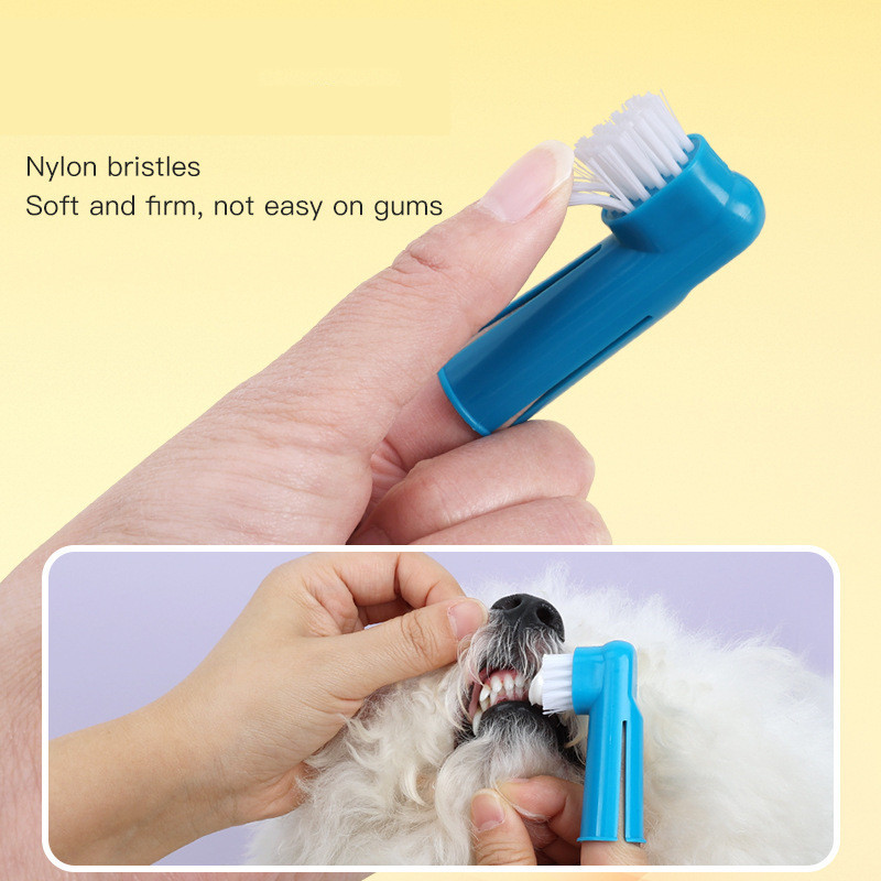 Zachte huisdiervinger hondenta - Teeth Whitening Brush recensie en prijs